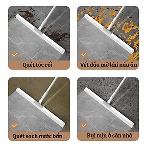 Cây Gạt Nước Sàn Nhà, Lau Kính Đa Năng 2 Trong 1 Damas C3 Pro - Chất liệu lưỡi gạt làm từ Silicone cao cấp - Tay cầm hợp kim bền đẹp, điều chỉnh độ cao linh hoạt - Lưỡi gạt xoay 360 độ giúp làm sạch mọi ngóc ngách dễ dàng, nhanh chóng, sạch bong kin kít