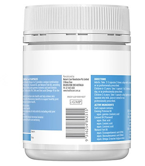 Omega 3-6-9 Úc Healthy Care Ultimate 1000mg Tạo sức khỏe cho tim, não, khớp, mắt và cải thiện da khô - OZ Slim Store