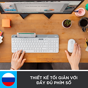 Bàn Phím Không Dây Bluetooth Logitech K580 - Hàng Chính Hãng