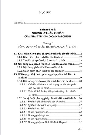 Lý thuyết và thực hành Phân tích báo cáo tài chính