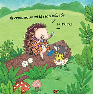 Bộ Sách Phát Triển IQ - EQ Đầu Đời Cho Bé - Biết Quý Trọng Tình Bạn - Nhím Con Mặc Áo