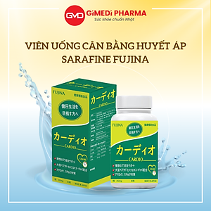 Viên Uống Hỗ Trợ Ổn Định Huyết Áp Cardio Fujina 80 Viên Nhật Bản, Giảm Nguy Cơ Cao Huyết Áp