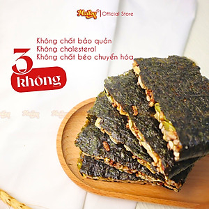 [COMBO MIX 2 500G] Rong biển kẹp hạt dinh dưỡng 250g + Thanh gạo lứt chà bông/rong biển mix hạt 250g