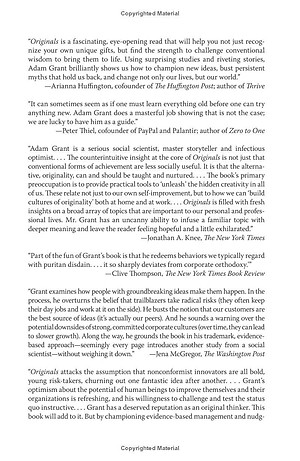 Sách Originals: How Non-Conformists Move The World