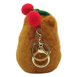 Móc Khóa Thú Bông Capybara 11 cm - WanLongDa 11116 - Đội Trái Cherry