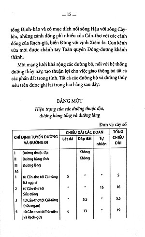 Sách Chuyên Khảo Về Tỉnh Cần Thơ - Địa Lý Học: Tự Nhiên, Kinh Tế Và Lịch Sử Nam Kỳ (Tập X - 1904)