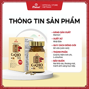 VIÊN UỐNG TỐT CHO TIM MAMORI COQ10 NHẬT BẢN