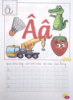 Sách Học Chữ Cái Tiếng Việt Bằng Hình - Quyển 1