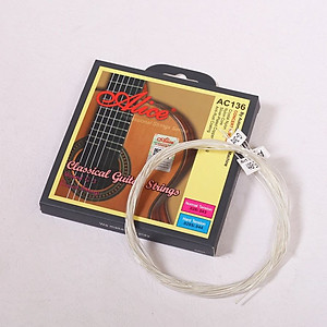 Dây Đàn Guitar Classic Alice AC136-N Nylon Core Silver Plated Copper Normal Tension Cho Guitar Cổ Điển