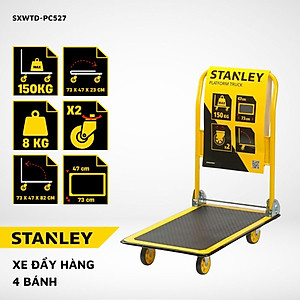Xe Đẩy Tay 4 Bánh (Có Thể Gấp Gọn) Stanley PC527