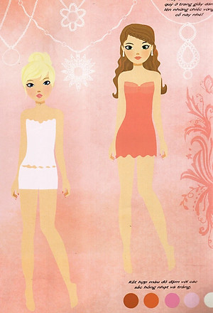 Sách Dán Hình Sáng Tạo Trang Phục Búp Bê - Nhà Thiết Kế Thời Trang