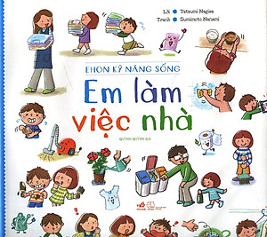 Sách Em Làm Việc Nhà - Ehon Kỹ Năng Sống (Tái Bản 2020)