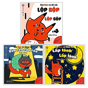 Combo 7 cuốn sách Ehon Chơi cùng cáo Ken và Chơi cùng Giri - Chú bé cơm nắm phần 1