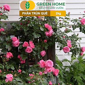 Phân Trùn Quế Greenhome, Bao 2kg, Dinh Dưỡng Hữu Cơ, Không Mùi, Tốt Cho Lan, Bonsai, Rau, Cây Ăn Trái