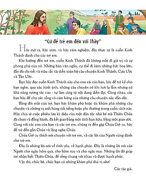 KINH THÁNH CHO THIẾU NHI – Cựu Ước và Tân Ước