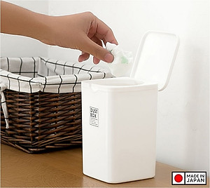 Thùng rác mini để bàn trang điểm chính hãng Yamada Nhật Bản hàng Made in Japan