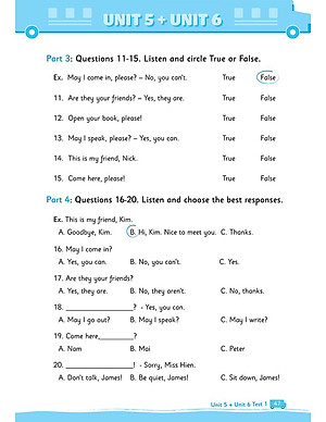 Sách Big 4 Bộ Đề Tự Kiểm Tra 4 Kỹ Năng Nghe - Nói - Đọc - Viết (Cơ Bản Và Nâng Cao) Tiếng Anh Lớp 3 Tập 1