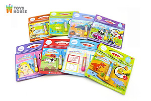 Sách tô màu bút nước thần kỳ Toys House size 29 - Kèm bút nước