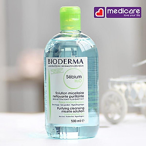 0134198 Bioderma Sebium Nước tẩy trang chai 500ml