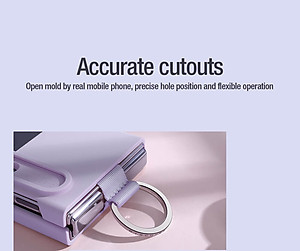 Ốp lưng iRing chống sốc silicon cho Samsung Galaxy Z Flip 4 có nắp đậy bảo vệ Camera hiệu Nillkin Camshield Silky Silicon Case - chống sốc cực tốt, chất liệu cao cấp, trang bị iring đeo tay chống rơi rớt - Hàng nhập khẩu