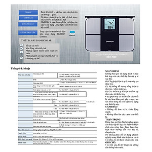 Máy Đo Thành Phần Cơ Thể OMRON HBF-702T Cao cấp - Kết Nối Điện Thoại - Thương Hiệu Nhật Bản