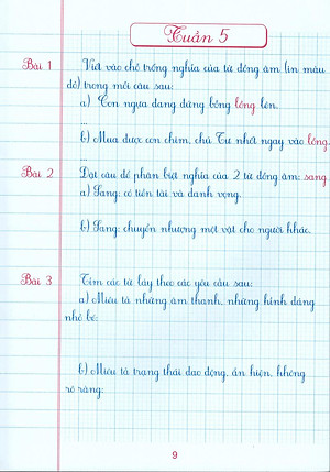 Sách Vở Ô Li Bài Tập Thực Hành Tiếng Việt 5 (Quyển 1)