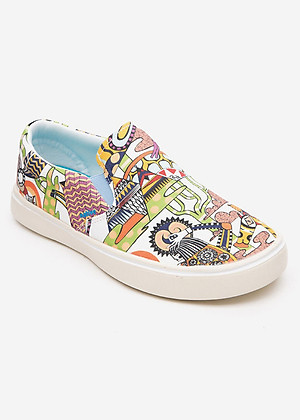 Mua Giày Lười Unisex Native AD MILES DENIM PRINT (211046368547