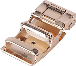 Đầu Khóa Da Cá Sấu 3,5 Phân Đầu Vàng Huy Hoàng HT9213 - Đen