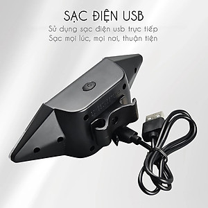 Đèn LED Xi Nhan Không Dây Rẽ Trái Phải Gắn Đuôi Xe Đạp Điều Khiển Không Dây Từ Xa Sạc Điện USB Mai Lee