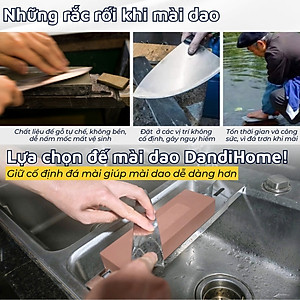 Đế kẹp đá mài dao DandiHome inox 304 gác bếp tiện lợi