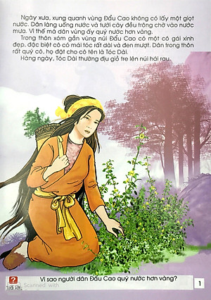 Tủ Sách Phát Triển Ngôn Ngữ Tiếng Việt - Truyện Cổ Tích Việt Nam Đặc Sắc - Cô Gái Tóc Dài