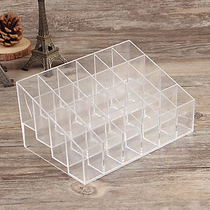 Khay Đựng Son , Đồ Trang Điểm 24 Ô Bằng Mica Chắc Chắn - PaKaSa