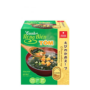 Combo 6 hộp Canh rong biển Asuzac (40g x 6 hộp) - Đủ 5 loại canh rong biển Asuzac