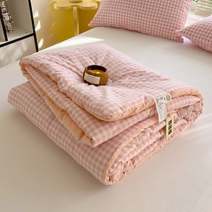 Chăn Hè Kẻ Đũi Cotton Xơ Đậu Nành, Chăn Đũi Kẻ Hàn Quốc Cao Cấp Kích Thước 2mx2m3 Hàng Nhập Khẩu - LOẠI 1- HÀNG CHÍNH HÃNG MINIIN