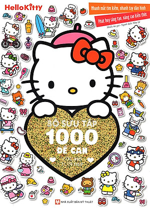 Sách Hello Kitty - Bộ Sưu Tập 1000 Đề Can - Ước Mơ Tươi Đẹp