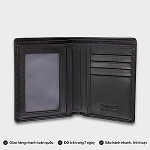 Ví nam da bò Trita ( Thời trang nam gấp 2 tiện dụng - Ví da RVN001 )