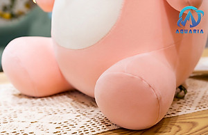 Gấu Bông Thú Nhồi Bông Khủng Long Đội Mũ Chóp Cầu Vồng 30cm Siêu Dễ Thương