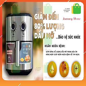 [Hàng chính hãng] - Nồi chiên không dầu 9L chống dính cao cấp kiểu mới thiết kế sang trọng