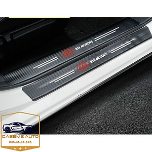 [HONDA] Bộ 9 Miếng Dán Vân Carbon Chống Trầy Xước Bậc Cửa Ô Tô Dành Cho Hãng Xe HONDA - Hàng Chính Hãng