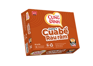 Thùng 30 Gói Mì Khoai Tây Cung Đình Hương Vị Cua Bể Rau Răm