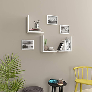 Kệ gỗ trang trí phòng khách gia đình SMLIFE Wesley