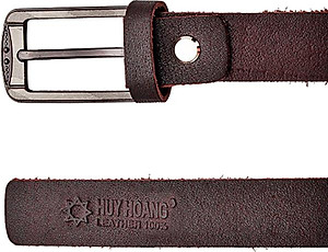 Thắt Lưng Nữ Da Bò 1 Lớp Huy Hoàng HT5103 - Nâu 