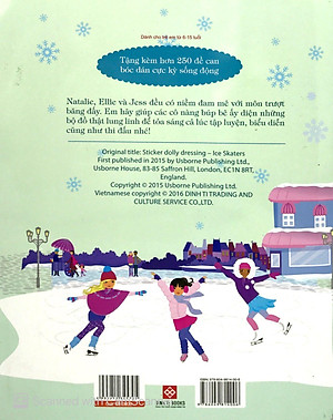 Sách Dán Hình Sáng Tạo Trang Phục Búp Bê - Duyên Dáng Trên Sân Băng