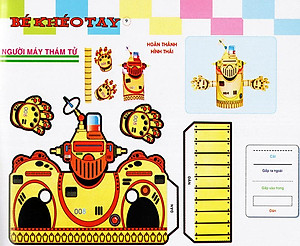 Sách Cắt Và Dán Hình 3D - Bé Khéo Tay - Vườn Mơ Ước