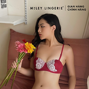 Áo Ngực Cúp Ngang Phối Viền Ren  Miley Lingerie BRM04202