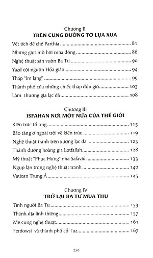 Sách Vàng Son Một Thuở Ba Tư - Tập Du Ký