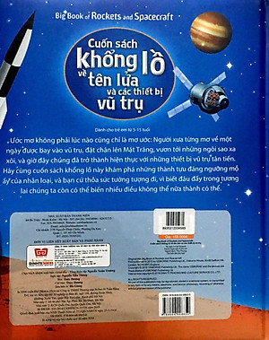 Sách Tương Tác - Big Book - Cuốn Sách Khổng Lồ Về Tên Lửa Và Các Thiết Bị Vũ Trụ (Tái Bản 2018)