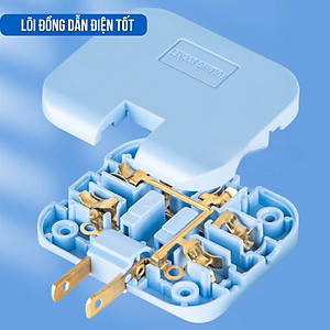 Ổ Cắm Xoay Gấp Gọn Ổ Cắm Điện Mở Rộng Xoay 180 Độ - Giao Màu Ngẫu Nhiên