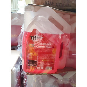 Nước làm mát động cơ xe máy, ô tô.... màu TH CLEAN Can 4 lít hàng cao cấp loại 1