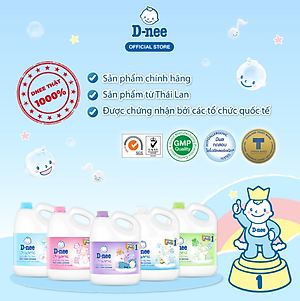 Nước Xả Quần Áo Cho Bé D-nee - Chai 2800ml (Tím)